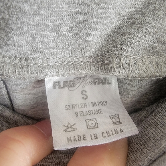 Flag Nor Fail Grey Jogger Sz S - Picture 5 of 7